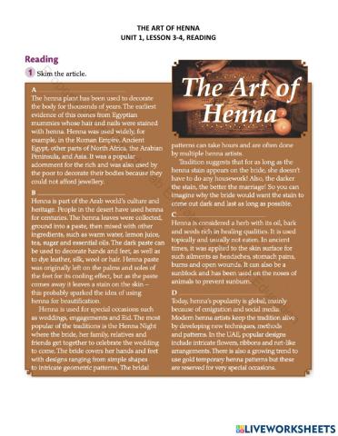 The Art of Henna