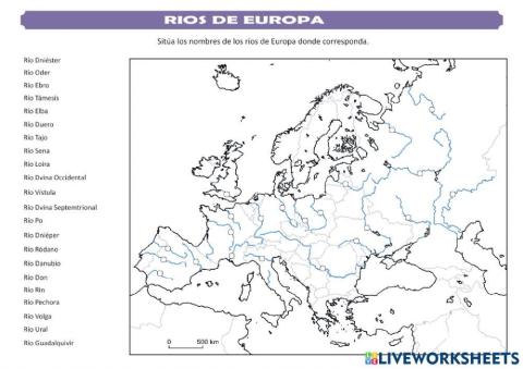 Ríos de Europa