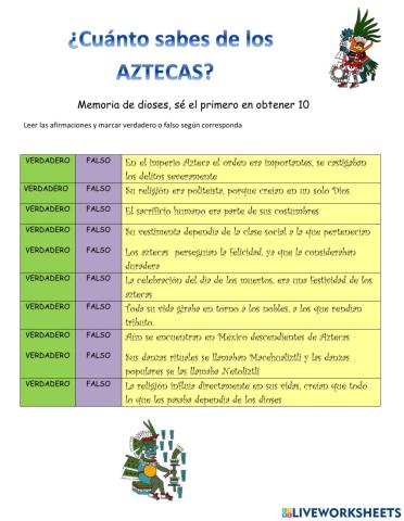 Los aztecas