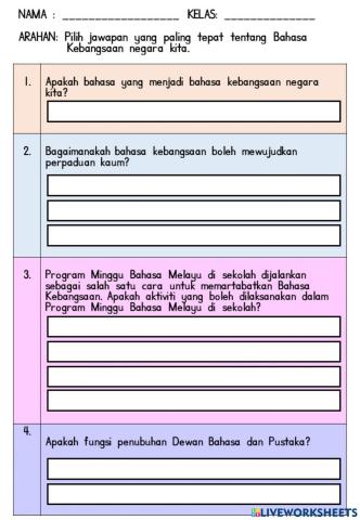 Unit 11 : bahasa kebangsaan