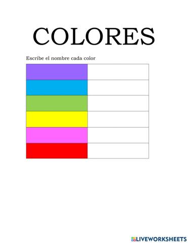 Colores