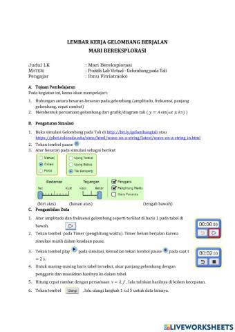 LKPD Gelombang Berjalan