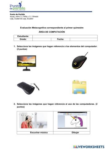 Evaluación metacognitiva