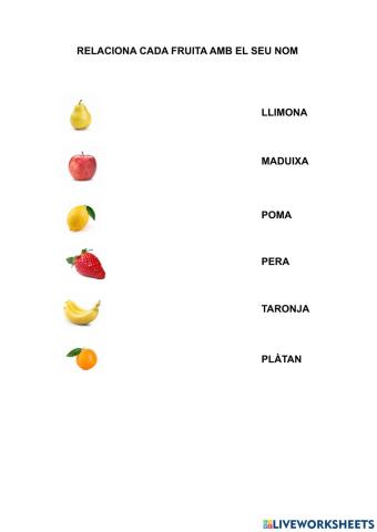 Les fruites