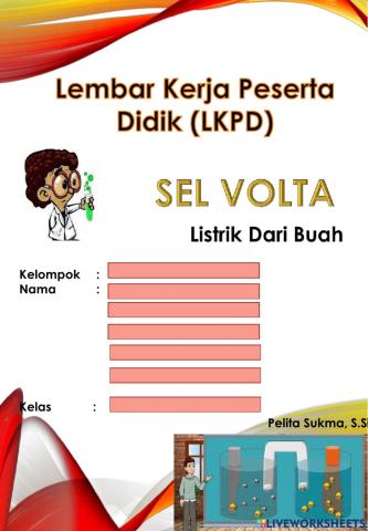 LKPD Sel Volta Listrik dari buah