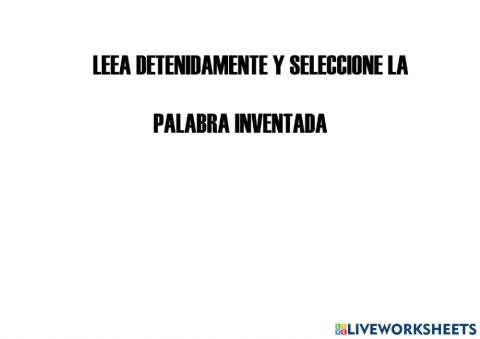 Pseudopalabras