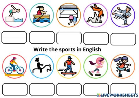 Vocabulary:sports