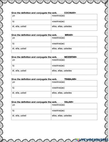 Present tense part 3