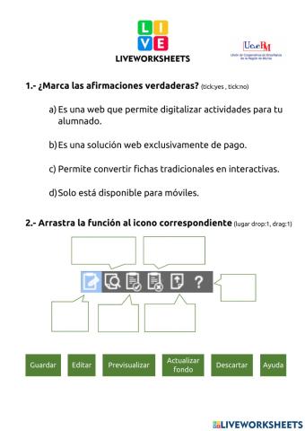 Ficha liveworksheet