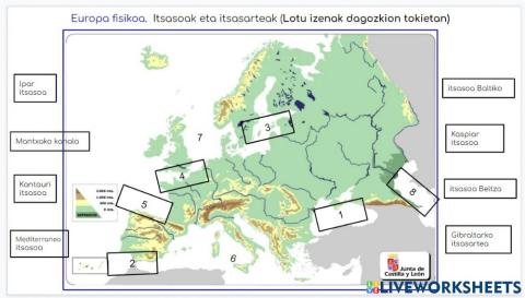 Europako itsasoak eta itsasarteak