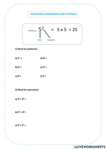 Potències sumes