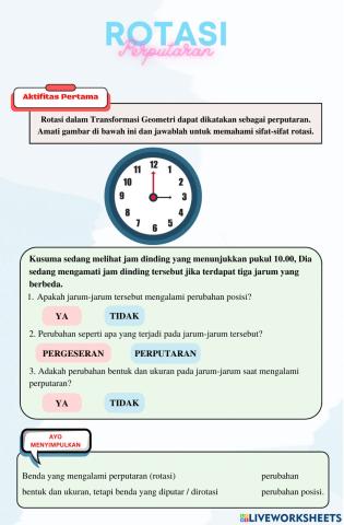 LKPD Rotasi - Perputaran