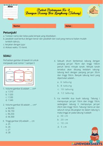 Pretest 2-Tabung