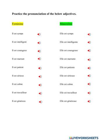 Adjectives to describe personality