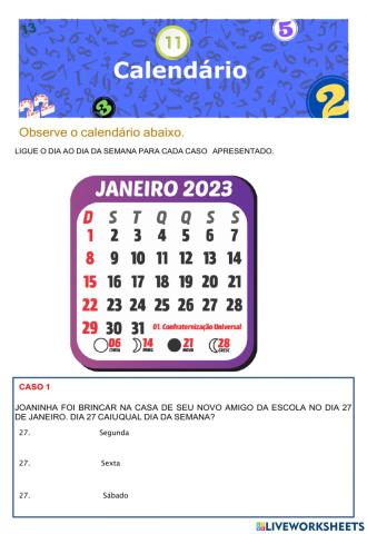 Calendário