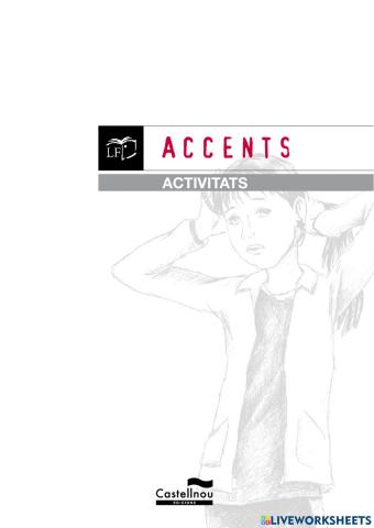 Activitats contes - Accents-. Editorial Castellnou