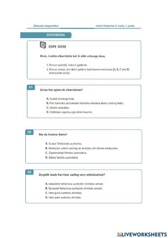 Ebaluazio diagnostikoa-lh4-euskara