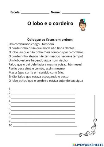 O lobo e o cordeiro