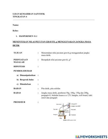 Sains tingkatan 4-kajian penyelidikan