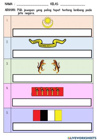 Sejarah tahun 5- unit 8: jata negara