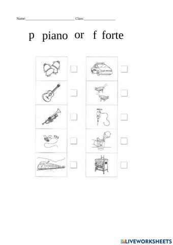 Piano forte