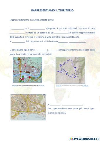 Le carte geografiche