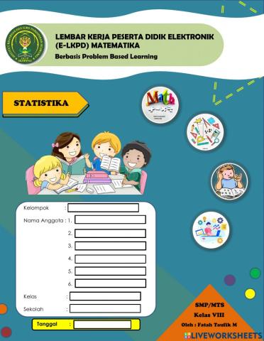 Lembar Kerja Peserta Didik Elektronik (E-LKPD) berbasis Problem Based Learning