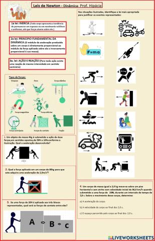 Dinâmica e as leis de Newton