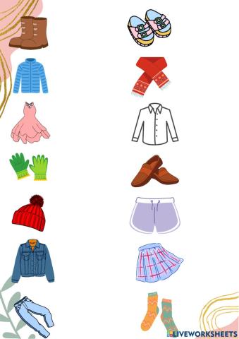 Vocabulary clothes