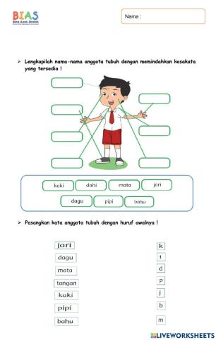 Latihan Soal Kelas 1 Tema Diriku