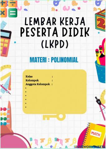 Pembagian Bersusun Polinomial (LKPD)