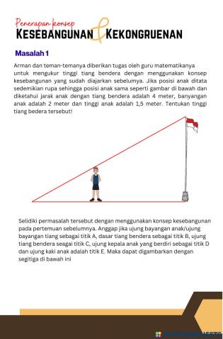 LKPD Penerapan Kesebangunan dan Kekongruenan