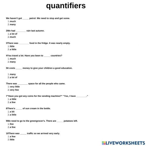 Quantifiers