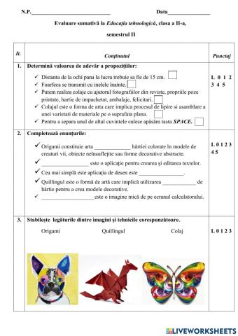 Evaluare la științe