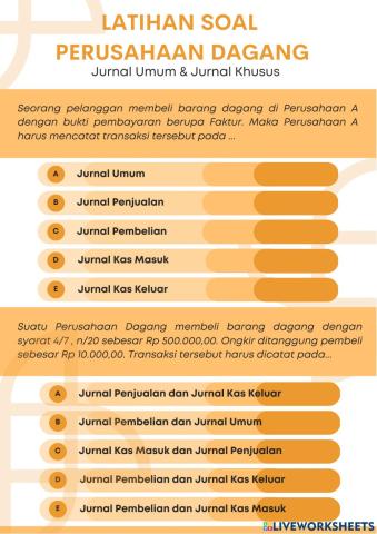 Ekonomi Akuntansi Perusahaan Dagang