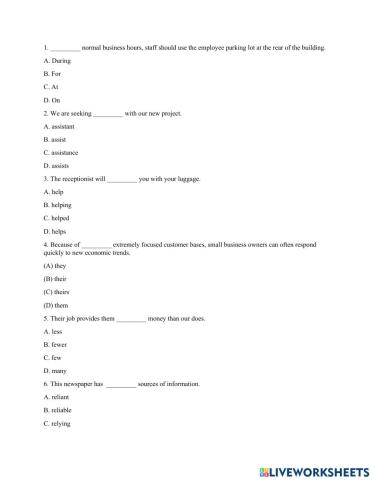 Toeic - review