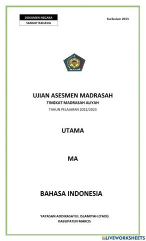 Bahasa Indonesia