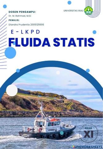 E-LKPD Fluida Statis Hukum Archimedes