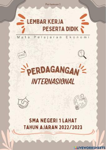 LKPD Interaktif Perdagangan Internasional