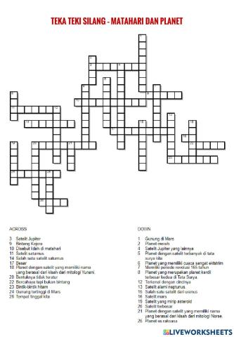 Cross Word - Tata Surya