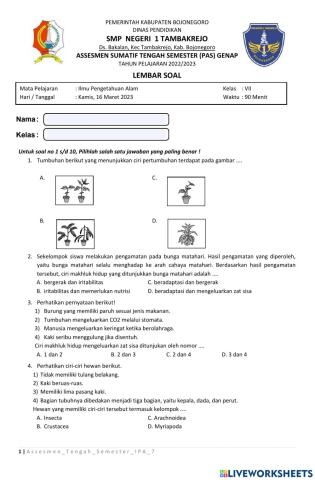 Sumatif-kelas 7a