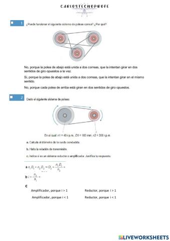 Examen mecanismmos