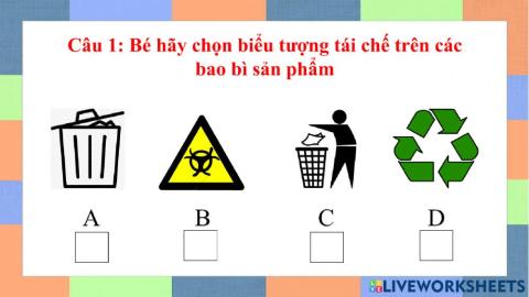 Bài tập về tái chế rác thải