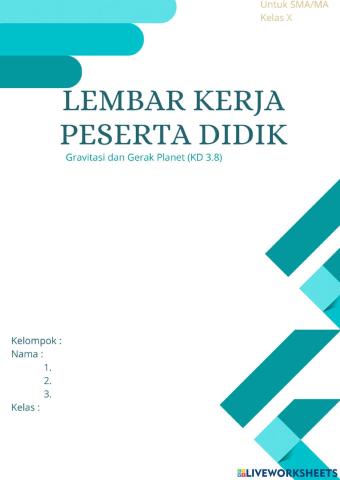 LKPD (Gravitasi dan gerak planet)