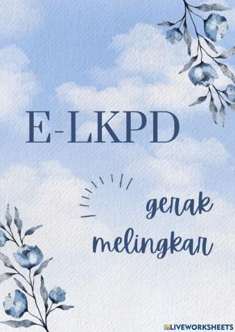 E-lkpd gerak melingkar