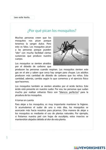 Los mosquitos