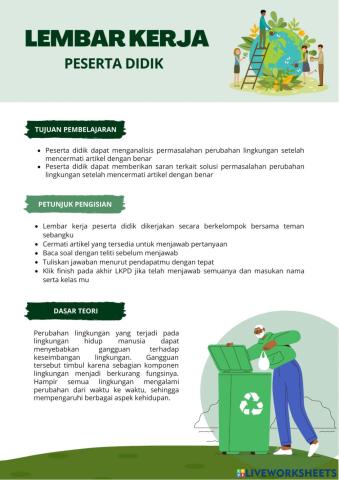 LKPD Perubahan Lingkungan (Penggunaan Freon)