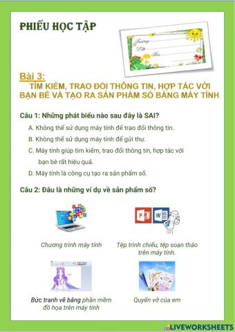 Lớp 5-bài 3-thực nghiệm