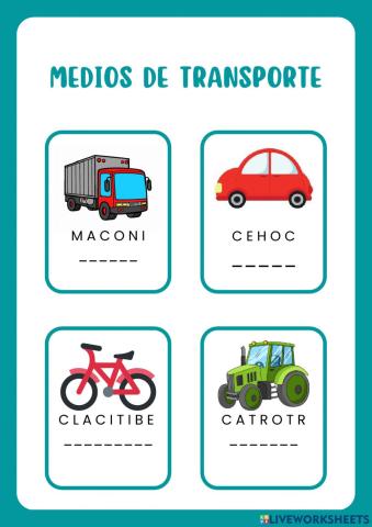 Medios de transporte