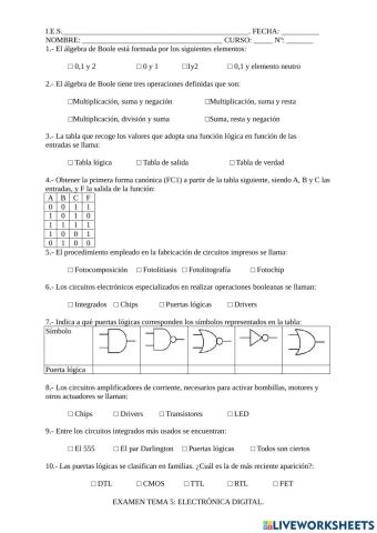 Examen Tema5.-Electrónica digital